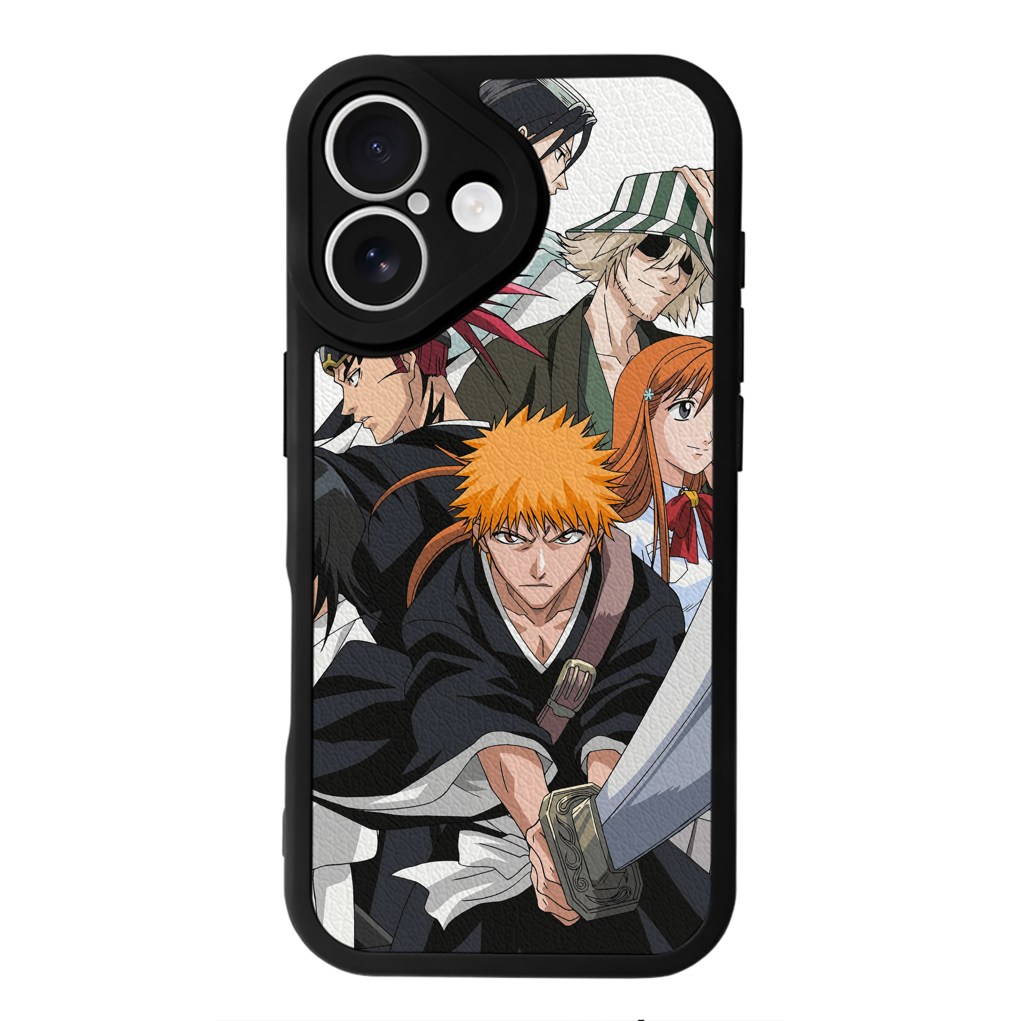 （画像用） ブリーチ BLEACH 【iPhone 16シリーズ対応】シリコンスマホケース（レザー調） 材質：シリコン